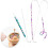 Pack of 4 Bead Stringing Needle Assorted Sizes for Jewelry 2