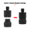 2pcs Fishing Alarm Quick Release Connector for 4