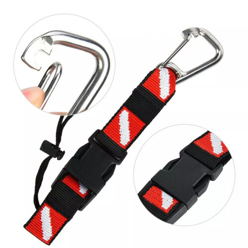Scubas Lanyard Clip with Webbings Strap Quickly Release Buckles 2