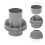 2 Pack Pool Hose Adapters Set Pool Fittings Pool Maintenance 6