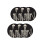 6Pcs Round Drink Coasters Ceramic Stone Cup Mats Decorative Cup 1