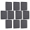 10pcs 12CM PC Fan Dust Filter Screw Fixing PVC 4