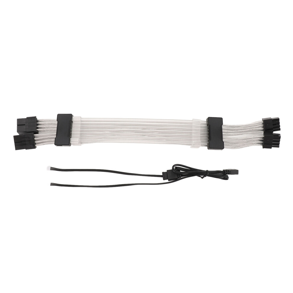 2X8pin Argb Gpu Power Extension Cable 30Cm Black 8320539139159