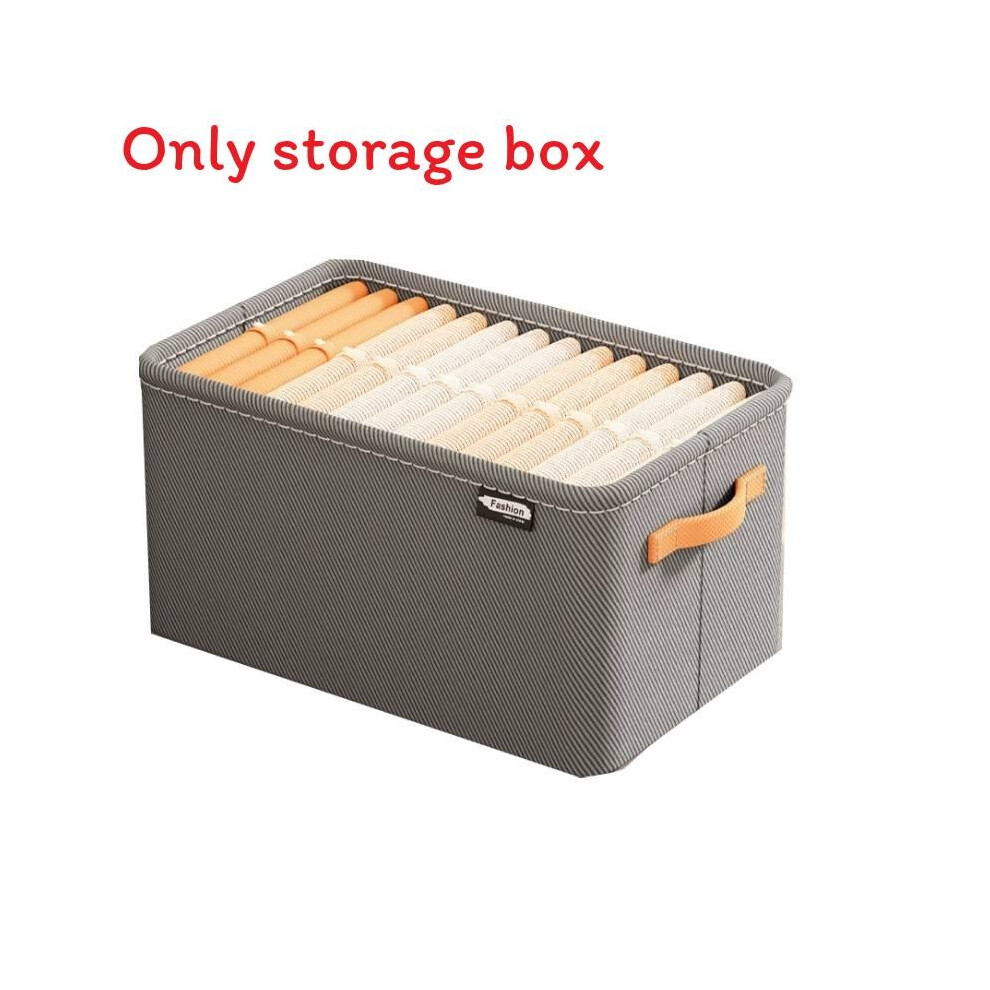 (Gray , S) Drawer Wardrobe Style Layered Clothing Foldable Design Storage Box For Daily Use-image-OPC-PKFGFHD-NEW