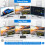 KCEVE KVM303DH Switcher HDMI-Compatible KVM 3 in 3 4
