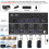KCEVE KVM303DH Switcher HDMI-Compatible KVM 3 in 3 6