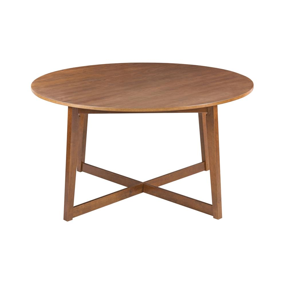 Dining Table WAIPORI Dark Oak 140 cm 140 cm