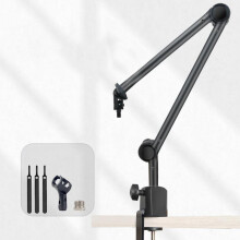 Bras de microphone en acier au carbone réglable à 180 1,5 kg