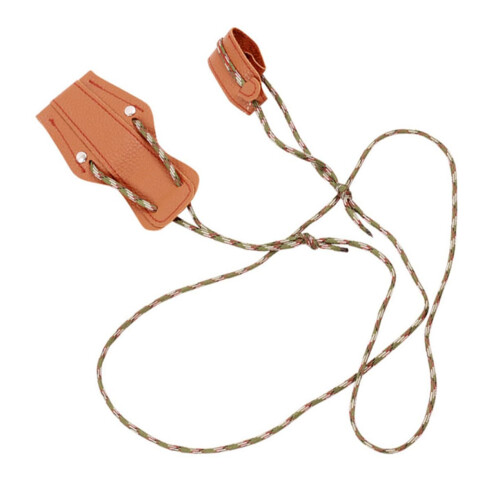 Recurve Bowstring Stringer Tool - Leather Tip Nylon Bowstringer for Easy Installation, Compatible with All Recurve Bows