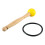 Singing Bowl Mallet Wood Handle Rubber Head Clear 5