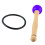 Singing Bowl Mallet Wood Handle Rubber Head Clear 4