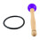 Singing Bowl Mallet Wood Handle Rubber Head Clear 6