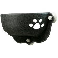 Suction Cup Cat Bed Window Hammock 20x11x11 Half-Moon Shape Soft Lounge Seat Washable for Sunbathing and Overlooking