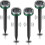 Solar Mole Repeller, 4 Pieces Ultrasonic Pest Repeller - Mole Control with Ip65 Waterproof, Mole Repellent Garden Mole Repeller 1