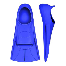 Swim Fins Adult Training Size 24-47 Adjustable Lightweight Silicone Swim Fins Soft Comfort for Men Women Kids L(39-41) Blue
