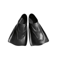 Swim Fins Adult Training Silicone Adjustable Fins Size 36-44 Lightweight Soft Comfort for Men Women Kids Black M(39-41)