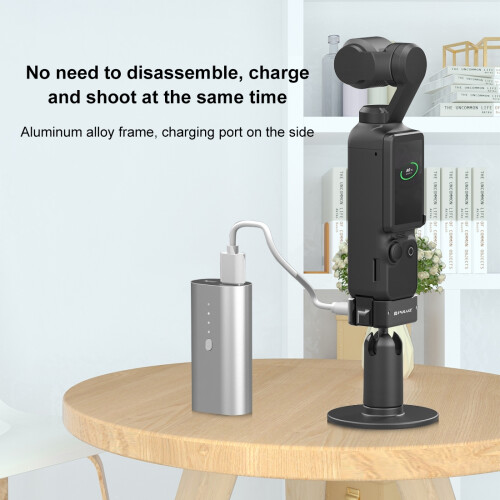 Camera Charging Adapter & Stand for OSMO Pocket 3, Black, 33g 1