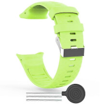 (Green) Replacement Silicone Soft Watchband Smart Watch Wrist Strap for Polar Vantage V