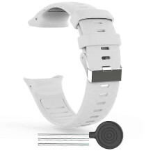 (White) Replacement Silicone Soft Watchband Smart Watch Wrist Strap for Polar Vantage V