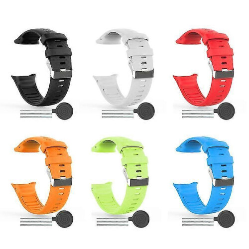 (White) Replacement Silicone Soft Watchband Smart Watch Wrist Strap for Polar Vantage V 2