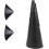2Pcs Black Wrap-Around Squirrel Baffle for Pole Protection, Durable Squirrel Guard, Adjustable Size, Easy Installation 4