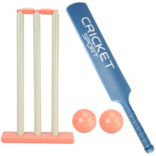 Kids Cricket Set - ABS Cricket Bat and Stumps, Training Cricket Equipment for Children, Durable and Lightweight Cricket Kit