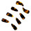 8Pcs Guzheng Finger Picks Silicone Polymer 9