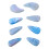 8Pcs Guzheng Finger Picks Silicone Polymer 10