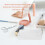 Transparente weiße Arbeitsplatten-Organizer-Schale 9