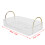 Transparente weiße Arbeitsplatten-Organizer-Schale 2