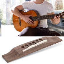 Rosewood Bridge Bone Nut Saddle 6 Stück Saitenstift für Akustikgitarre