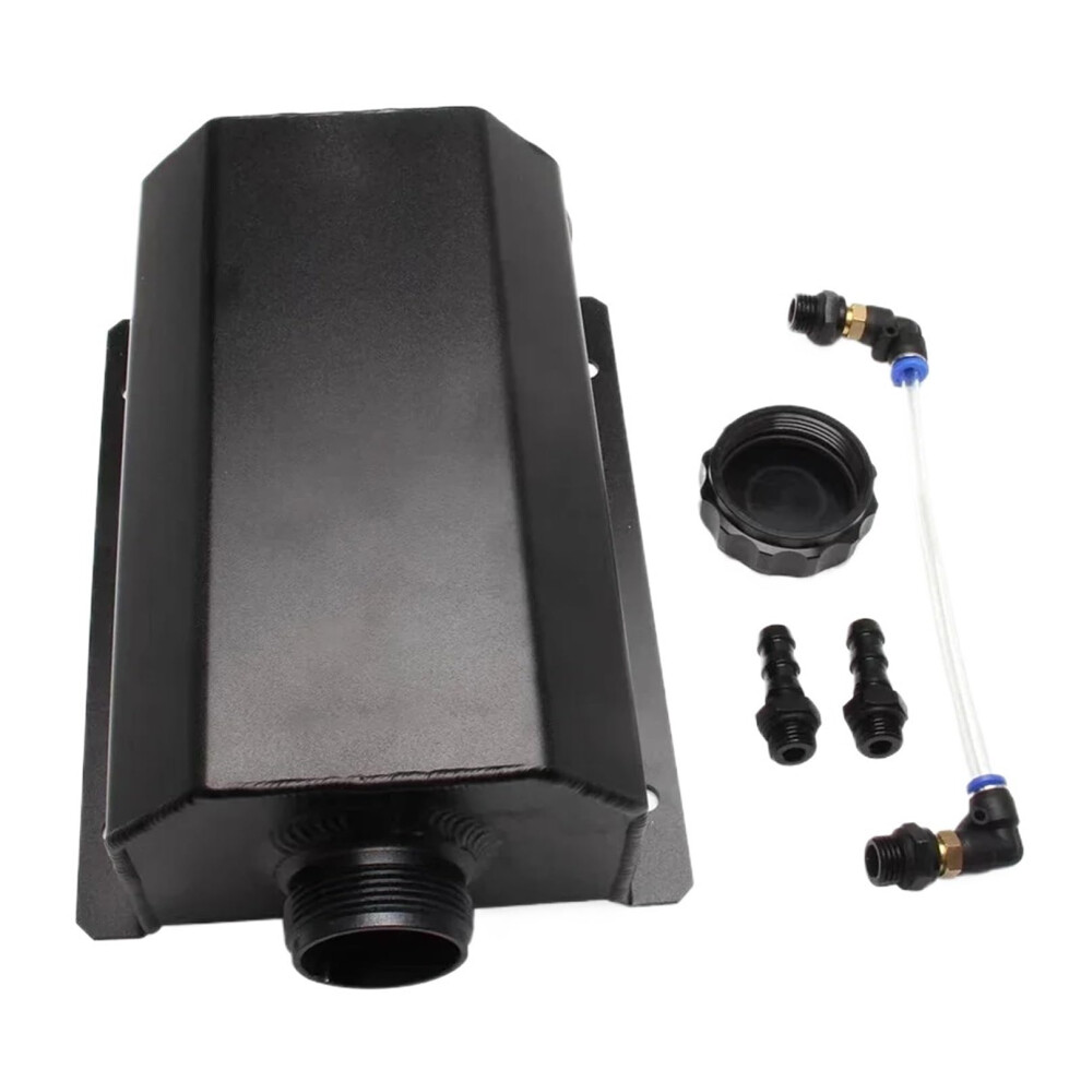 Coolant Expansion Tank 1/2L Universal Engine Coolant Reservoir Radiator Overflow Tank With Drain Plug Breather 9084446877175