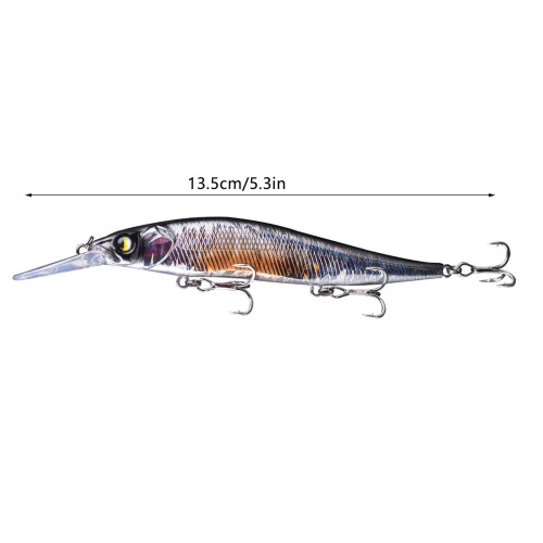 Minnow-Köder mit mittlerer Tauchtiefe 13,5 cm 14,7 g 6 Farben 1