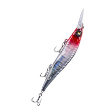Medium Diving Jerkbait for Bass 13.5cm 14.7g with Treble Hooks