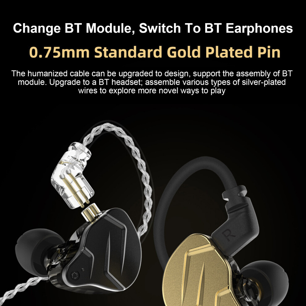 Kz Zsn Pro X In-Ear Headphone 1Dd+1Ba Hybrid Dual 8320539142807