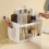 Étagère de bureau à double étage, 400 g, pliable 5