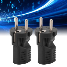 Adaptateur d'alimentation 5-15R Mâle-Femelle Plug & Play 2 pièces en cuivre