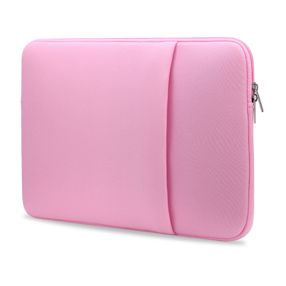 B2015 Laptop Sleeve Soft Zipper Pouch 15'' Laptop Pink 8320539143057