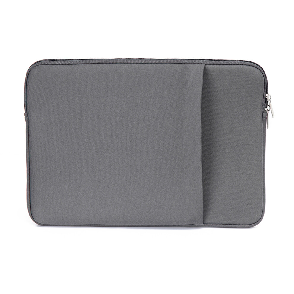B2015 Laptop Sleeve Soft Zipper Pouch 15.6'' Grey 8320539143088