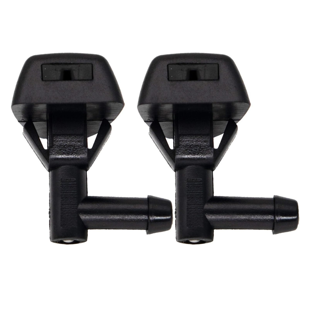 Windshield Wiper Jet Washer Nozzle 2Pcs Fan Shaped Water Spray Compatible With Volvo S60 V70 Xc70 Car Parts 9084446877359
