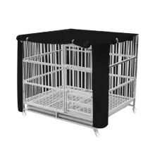 Medium Dog Crate Cover - 36 Inch Dustproof Breathable Pet Kennel Protector for Travel, Camping, Home, Black