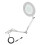 10x LED-Lupe mit Clip, 3 Farben, Weiß 1