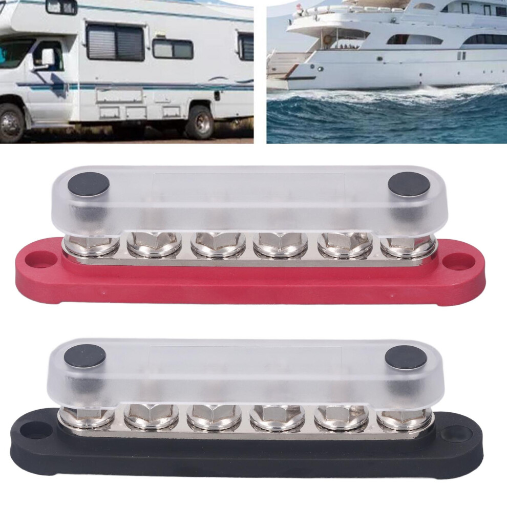 48Vdc 150A Bus Bar Power Terminal Block M6 For Automotive & Boat 8101349088215