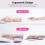 Memory Foam Keyboard Wrist Rest Mouse Pad Set 4