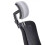 (silver gray and black) Office Chair Headrest Attachment Universal Head Support Cushion Upholstered Adjustable Height Angle 1