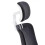 (Black and white) Office Chair Headrest Attachment Universal Head Support Cushion Upholstered Adjustable Height Angle 1