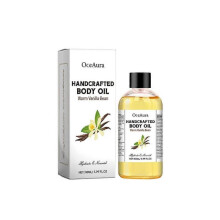 118ml Natural Organic Vanilla Bean Body Oil  Massage Essential Oil Moisturizing Relaxation Oil Control Skin Care