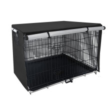 Cat Cage Cover Waterproof Outdoor for Small Dogs and Cats, Portable Black Enclosure Wrap 79x50.8x53cm