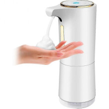 Foam Soap Dispenser Automatic, 300Ml Rechargeable Touchless Soap Dispenser for Bathroom Hospital Ho