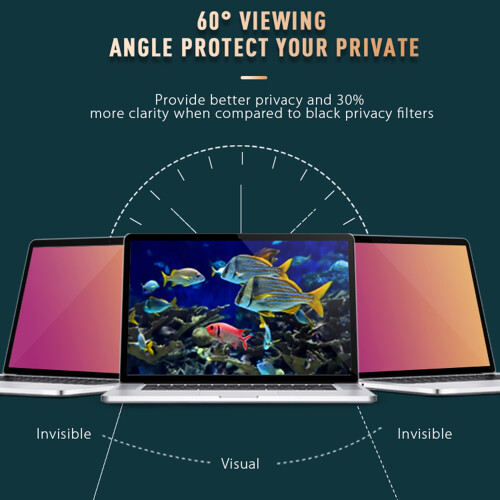 Golden Privacy Screen Filter Reversible 2